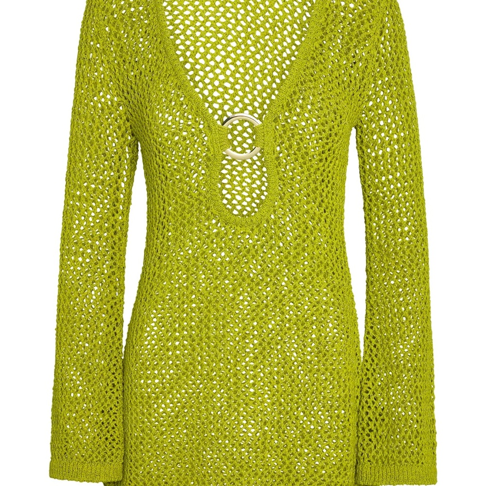 Monday Swimwear MONTEGO MINI DRESS - CHARTREUSE PETIT CROCHET - Picture 8 of 8
